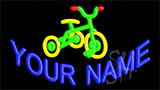 Custom Kid Bicycle Animated Neon Sign