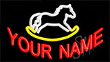 Custom Horse Toy Animated Neon Sign