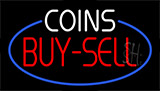 Coins Buy Sell Animated Neon Sign