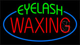 Eyelash Waxing Animated Neon Sign