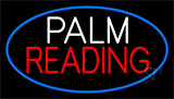 Palm Reading Blue Border Neon Sign
