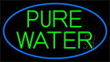 Green Pure Water Neon Sign