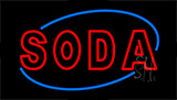 Red Soda Neon Sign