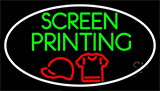 Screen Printing With Neon Sign