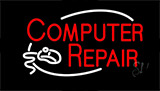 Red Computer Repair Logo 1 Neon Sign