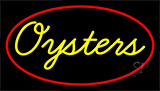Yellow Oysters Red Neon Sign