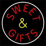 Sweets And Gifts With Border Neon Sign