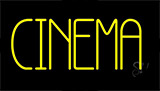 Yellow Cinema Block Neon Sign