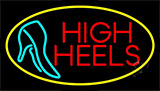 Red High Heels With Sandal Neon Sign