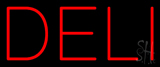 Red Deli Neon Sign