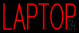 Red Laptop Neon Sign