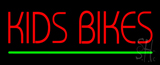 Red Kids Bikes Green Line Neon Sign
