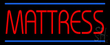 Red Mattress Blue Lines Neon Sign