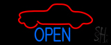 Car Logo Open Neon Sign