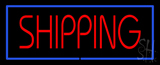 Shipping Blue Border Neon Sign
