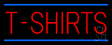 Red T Shirts Blue Lines Neon Sign