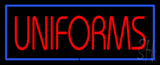 Red Uniforms Blue Border Neon Sign