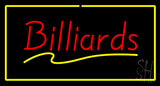 Billiards With Rectangle Neon Sign