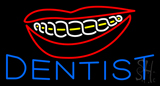 Blue Braces Dentist Neon Sign