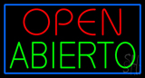 Red Open Green Abierto Neon Sign