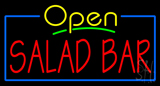 Open Salad Bar Neon Sign
