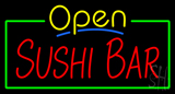 Open Sushi Bar Neon Sign