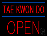 Tae Kwon Do Block Open Neon Sign