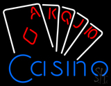 Casino Poker Hand Neon Sign