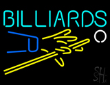 Billiards Hand And Cue Neon Sign