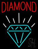 Diamond With Logo Neon Sign