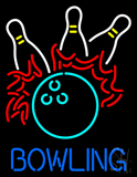 Bowling Fire Neon Sign