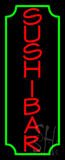 Vertical Sushi Bar Neon Sign