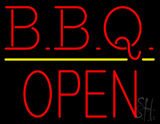 Bbq Block Open Neon Sign
