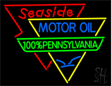 Seaside Motor Oil Neon Sign