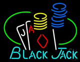 Black Jack Neon Sign