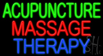 Acupuncture Massage Therapy Neon Sign