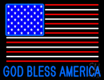 God Bless America Neon Sign