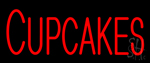 Red Cupcakes Neon Sign