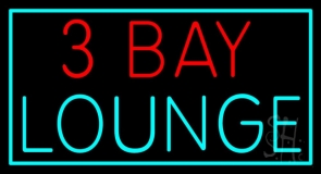 3 Bay Lounge Neon Sign