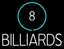 8 Billiards Neon Sign
