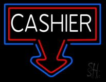 Arrow Cashier Neon Sign