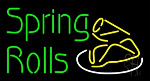 Spring Rolls Neon Sign