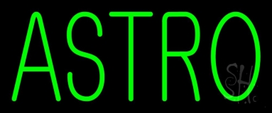 Green Astro Neon Sign