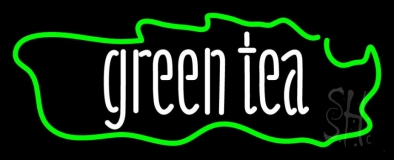 Green Tea Horizontal Neon Sign