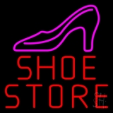 Red Shoe Store Neon Sign
