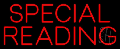 Red Special Reading Neon Sign