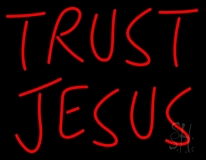 Trust Jesus Neon Sign