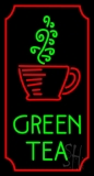 Vertical Green Tea Neon Sign