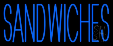 Blue Sandwiches Neon Sign
