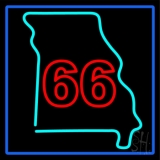 66 Route Neon Sign